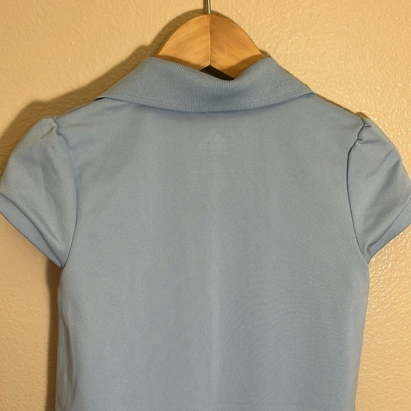 Adidas Light Blue Pink Polo Ruffle Tennis Dress - Picture 5 of 9